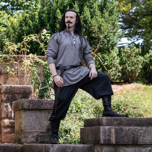 Men's Renaissance Tunic - Dark Grey