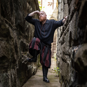Landsknecht Pants - Black and Red