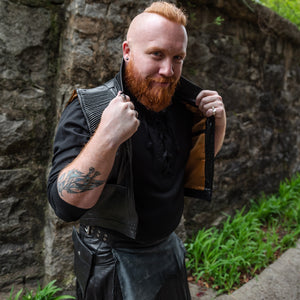 Havok Vest - Black Dragonskin