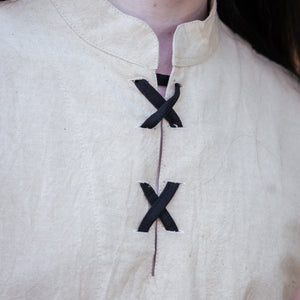 Men's Sleeveless Renaissance Tunic - Ivory