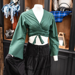 Greenvale Top - Dragonseye Green