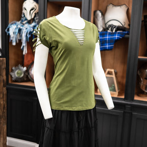 Razorvine Top - Acidmoss Green