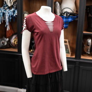 Razorvine Top - Giantsblood Burgundy