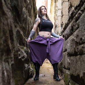 Brighthall Harem Pants - Nightshade Purple