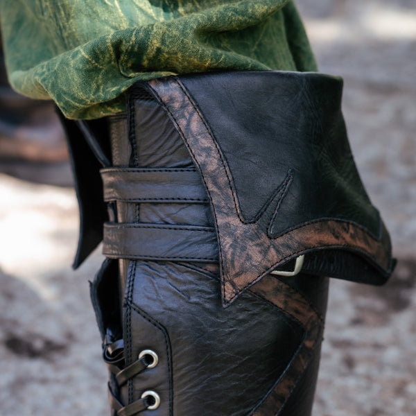 Men's Blacktide Boots - Classic Black and Ironwood Brown