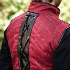 Bramblewood Long Vest - Giantsblood Burgundy