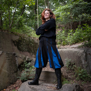 Landsknecht Pants - Black and Blue