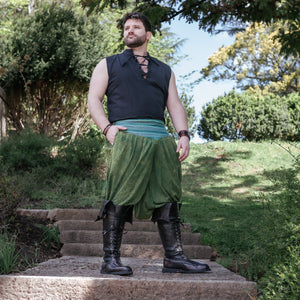 Warrior Shorts - Stonewashed Green