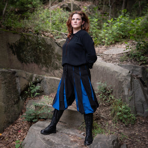 Landsknecht Pants - Black and Blue