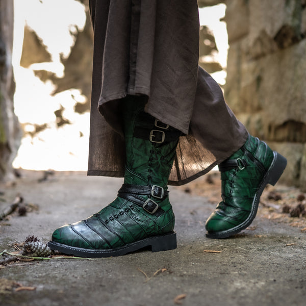 Women's Corsair Boots - Dragonseye Green and Classic Black