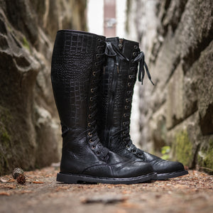 Women's Ares Knee-High Boots - Wide Sole - Special Order