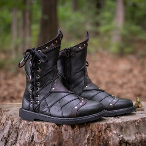 Men's Bramblewood Low Boots - Classic Black & Ironwood, Size 11 Wide