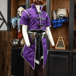Bramblewood Crop Vest - Nightshade Purple