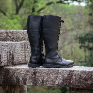 Men's Ares Knee-High Boots - Classic Black