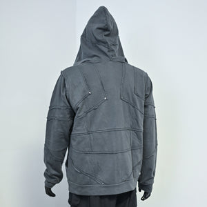 Knightwear Hoodie - Grey, Size Large