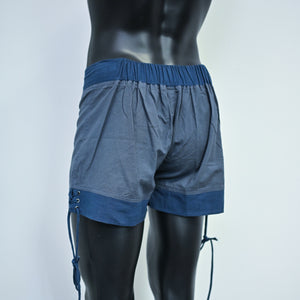 Cabin Boy Shorts - Blue, Size Small