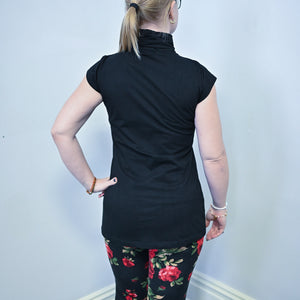 Dusk Wraith Top - Black, Size S/M