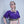 Fancy Purple Wrap Crop - Size Medium