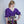Fancy Purple Wrap Crop - Size Medium