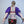 Fancy Purple Wrap Crop - Size Medium