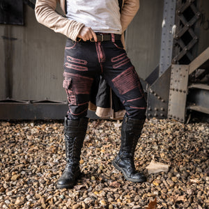 Havok Stretch Jeans - Dark Burgundy