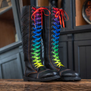 Men's Progress Leather Boots - Wide Sole - Special Order