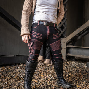 Havok Stretch Jeans - Dark Burgundy