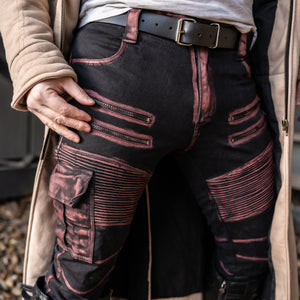 Havok Stretch Jeans - Dark Burgundy