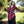 Aslaug Tunic - Red with Black Trim, Size Small
