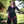 Aslaug Tunic - Black with Red Trim