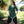 Aslaug Tunic - Green with Light Green Trim