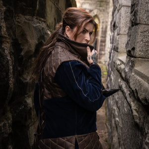 Bramblewood Battle Dress - Brown and Navy Blue