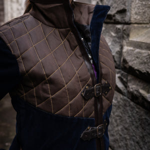 Bramblewood Battle Dress - Brown and Navy Blue