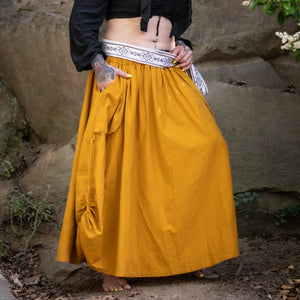 Marian Pocket Skirt Sample - Goldendawn, size S/M
