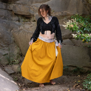 Marian Pocket Skirt Sample - Goldendawn, size S/M