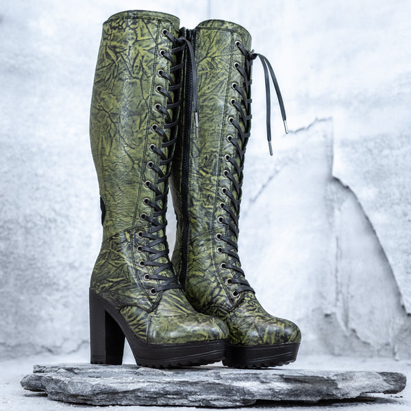 Women's Ares Knee-High 4" Heels - Special Order
