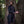 Veste Blacktide - Velours Noir et Violet