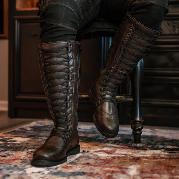 Men's Ares Knee-High Boots - Ironwood Brown