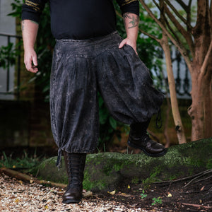 Warrior Shorts - Stonewashed Black