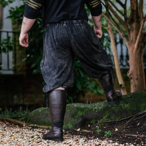 Warrior Shorts - Stonewashed Black