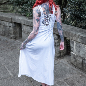 Shieldmaiden Maxi Dress - White