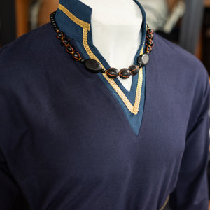 Gareth Tunic - Navy Blue