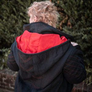 Skyfall Hoodie Sample - Black, Size M