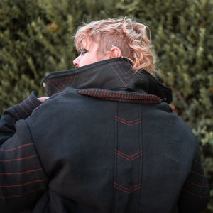 Skyfall Hoodie Sample - Black, Size M