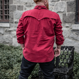Valiant Button Up - Maroon