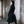 Laceback Coat - Black and Dark Purple