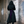 Laceback Coat - Black and Dark Purple