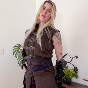 Bramblewood Long Vest - Harvestmoon