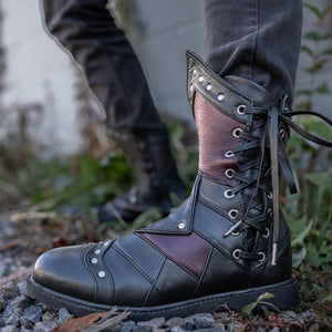Men's Bramblewood Low Boots - Classic Black & Giantsblood, Size 9